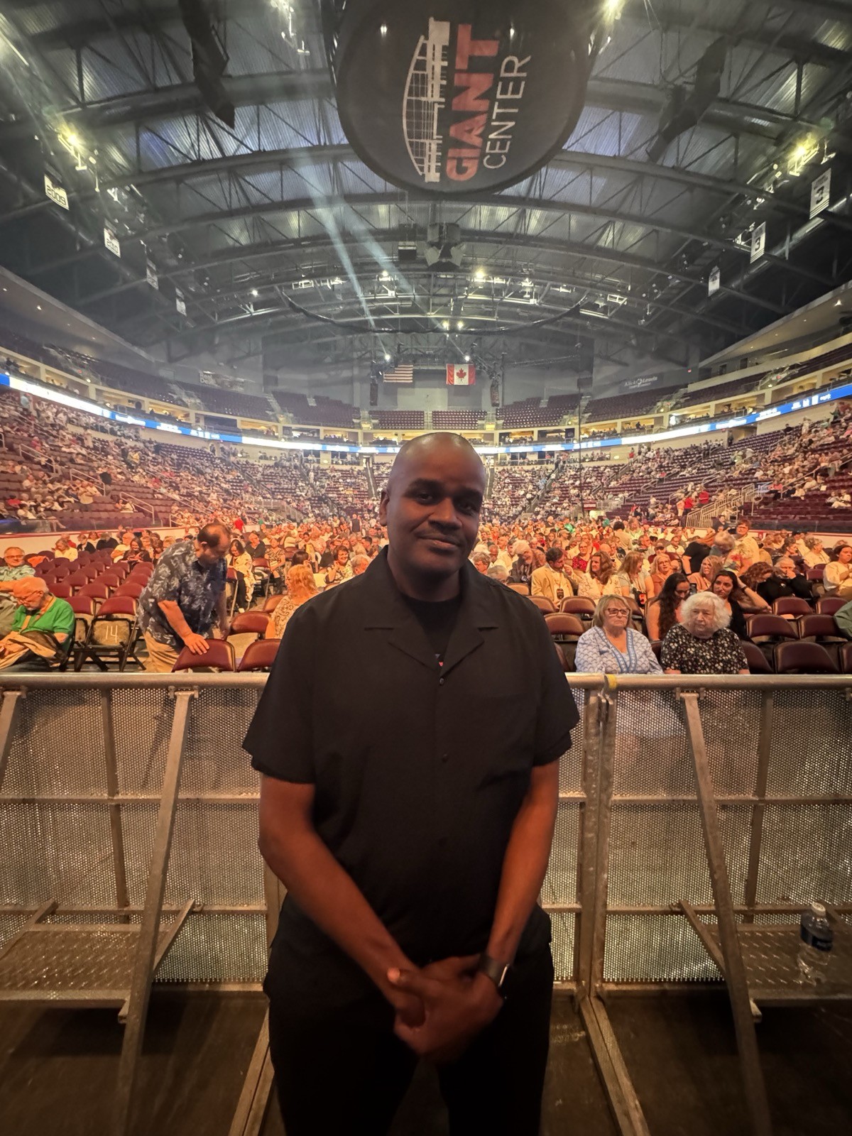 Shawn Randall at the Giant Center for the Josh Groban tour